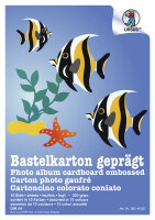 Ursus BASTELKTN.GEP.220G.DIN A4,10BL.10F.SORTIERT