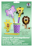 Ursus POMPON-SET SCHREIBGEFÄHRTEN "WILDTIERE"