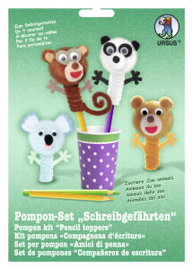 Ursus POMPON-SET SCHREIBGEFÄHRTEN "ZOOTIERE"