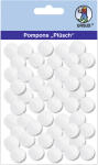Ursus PLÜSCH POMPONS 15MM 60 STÜCK, WEIß