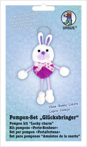 Ursus POMPON-SET "GLÜCKSBRINGER",HASE
