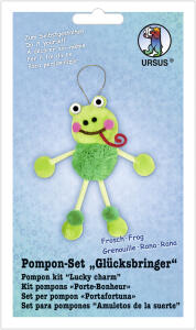 Ursus POMPON-SET "GLÜCKSBRINGER",FROSCH