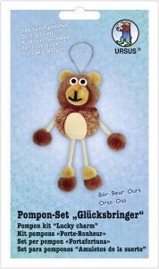 Ursus POMPON-SET "GLÜCKSBRINGER",BÄR