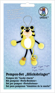 Ursus POMPON-SET "GLÜCKSBRINGER",TIGER
