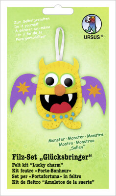 Ursus FILZ-SET "GLÜCKSBRINGER",MONSTER "SULLEY"