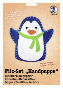 Ursus FILZ-SET "HANDPUPPE",PINGUIN