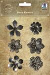 Ursus METAL FLOWERS  6 STK SORT. MOTIV 01