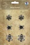 Ursus METAL FLOWERS  6 STK SORT. MOTIV 02