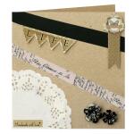 Ursus METAL FLOWERS  6 STK SORT. MOTIV 02