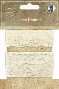 Ursus LACE RIBBON, 2 STK, CREME