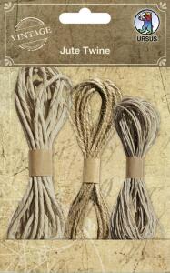 Ursus JUTE TWINE, 3 STK SORT.