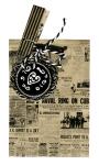 Ursus CLOTHESPINS PRINTED,8 STK, 4,5CM, BEDRUCKT