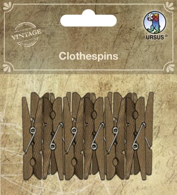 Ursus CLOTHESPINS,12 STK, 5CM