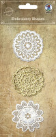 Ursus EMBROIDERY SHAPES, Ø5-8CM, 3STK