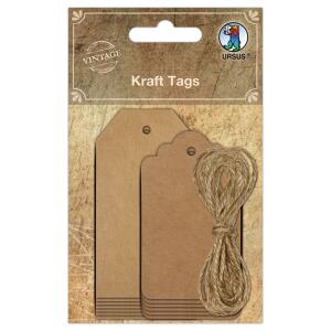 Ursus KRAFT TAGS,12 STK MIT HANFGARN,MOTIV 01