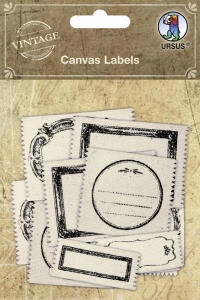 Ursus CANVAS LABEL, 12STK, VERSCH. MOTIVE, MOTIV 01