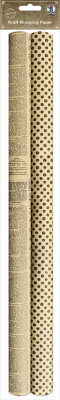 Ursus KRAFT WRAPPING PAPER,2 ROLLEN SORTIERT