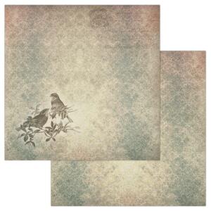 Ursus SCRAPB.PAPER 12"x12",25BL.VINTAGE MOT.08