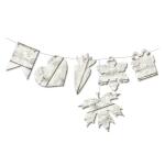 Ursus PAPER-TAGS "VINTAGE 5" 300G,5 BL,96ST