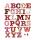 Ursus CHIPBOARD BOX "ALPHABET" MOTIV 01