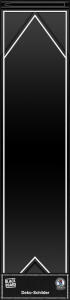 Ursus BLACKBOARD SCHILDER 43X10CM 4ST SCHWARZ