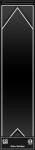 Ursus BLACKBOARD SCHILDER 43X10CM 4ST SCHWARZ