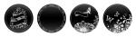 Ursus BLACKBOARD KACHELN 10CM 8ST SCHWARZ