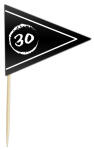 Ursus BLACKBOARD DEKO-STICKS 5,5X4,5CM 10ST SCHW.
