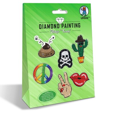 Ursus DIAMOND PAINTING STICKER "FUNNY" MOT.03