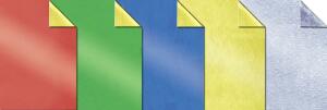 Ursus ALUFOLIE 30x50CM,25BL.5FARBEN SORTIERT