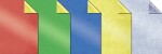 Ursus ALUFOLIE 30x50CM,25BL.5FARBEN SORTIERT