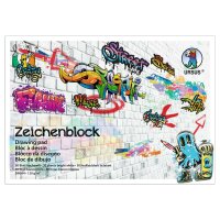 Ursus ZEICHENBLOCK 120G. DIN A4,30BL."STREET ART"