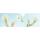 Ursus TRANSP.PAPIER "FLORA"115G.A4,25BL.MOT.10