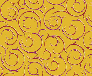 Ursus TRANSP.PAPIER "BAROCK"115G.A4,5BL.GOLD