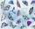 Ursus TRANSP.PAPIER "SCHMETTERLINGE"115G.A4,5BL.BLAU