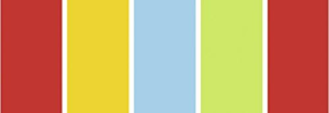Ursus TRANSP.PAPIER "PARALLELO"115G.A4,25BL.MULTICOLOR