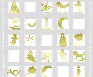 Ursus TRANSP.115G.DIN A4,5BL.GOLDEN L.MERRY CHRISTM
