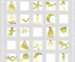 Ursus TRANSP.115G.DIN A4,5BL.GOLDEN L.MERRY CHRISTM