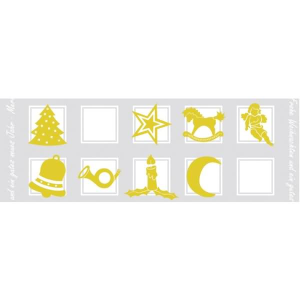 Ursus TRANSP.115G.DIN A4,25BL.GOLDEN L.MERRY CHRIST