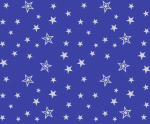 Ursus TRANSP.115G.DIN A4,5BL.SILVER STARS BLAU