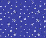 Ursus TRANSP.115G.DIN A4,5BL.SILVER STARS BLAU