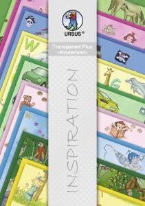 Ursus TRANSPARENT PLUS DIN A4,18BL.KINDERLAND