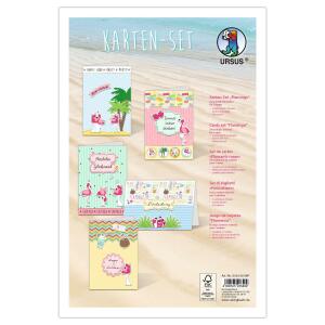 Ursus KARTEN-SET "FLAMINGO"