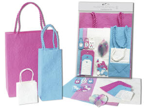 Ursus PRÄSENTTASCHEN-SET "PINK/TÜRKIS"