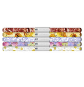 Ursus TRANSP.ROLLE "FLORA"115G.50x61CM,5MOTIVE