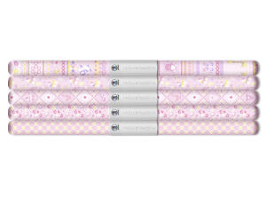Ursus TRANSP.ROLLE "BABY"ROSA,115G.50x61CM