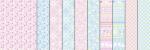 Ursus TRANSP.ROLLE "BABY"ROSA+BLAU,115G.50x61CM