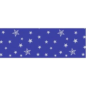 Ursus TRANSP.ROLLE 115G.50x61CM,SILVER STARS BLAU