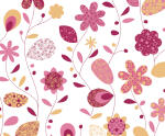 Ursus TRANSP.PAPIER "LANDHAUSBLUMEN"115G.A4,5BL.