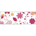 Ursus TRANSP.PAPIER "LANDHAUSBLUMEN"115G.A4,25BL.